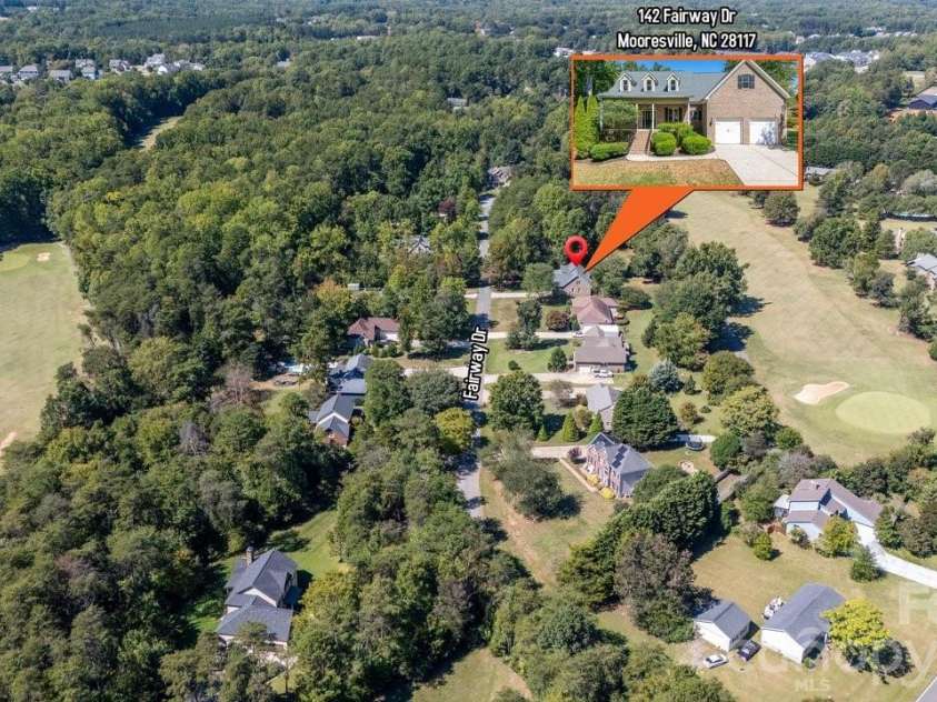 142 Fairway Drive, Mooresville, NC 28117.  MLS# CAR4416164, YatesRealty ID 54005. 