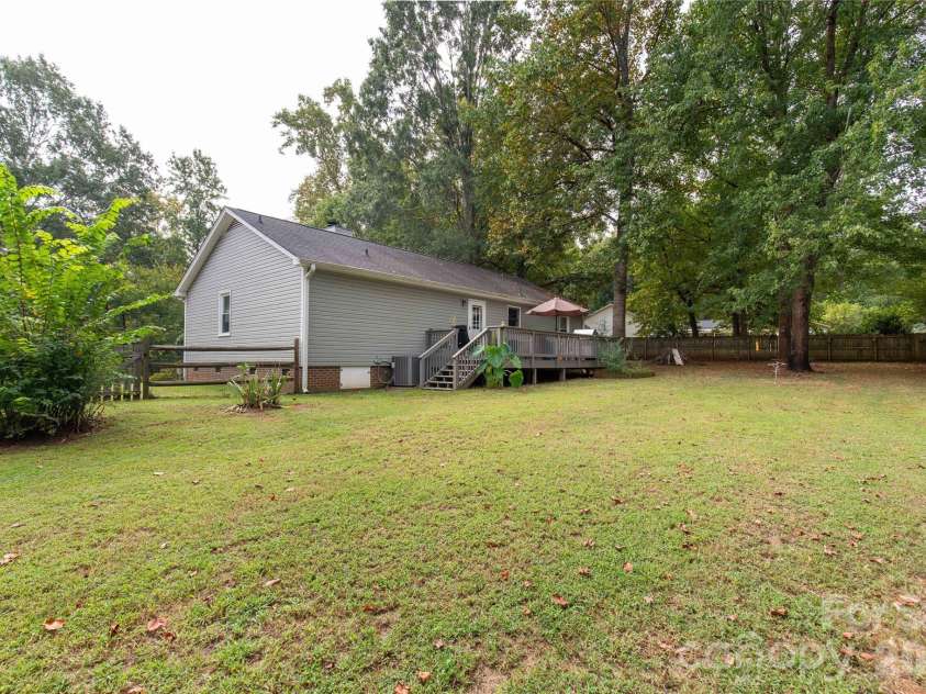 1154 Birchwood Drive, Clover, SC 29710.  MLS# CAR4425698, YatesRealty ID 54009. Flat private backyard