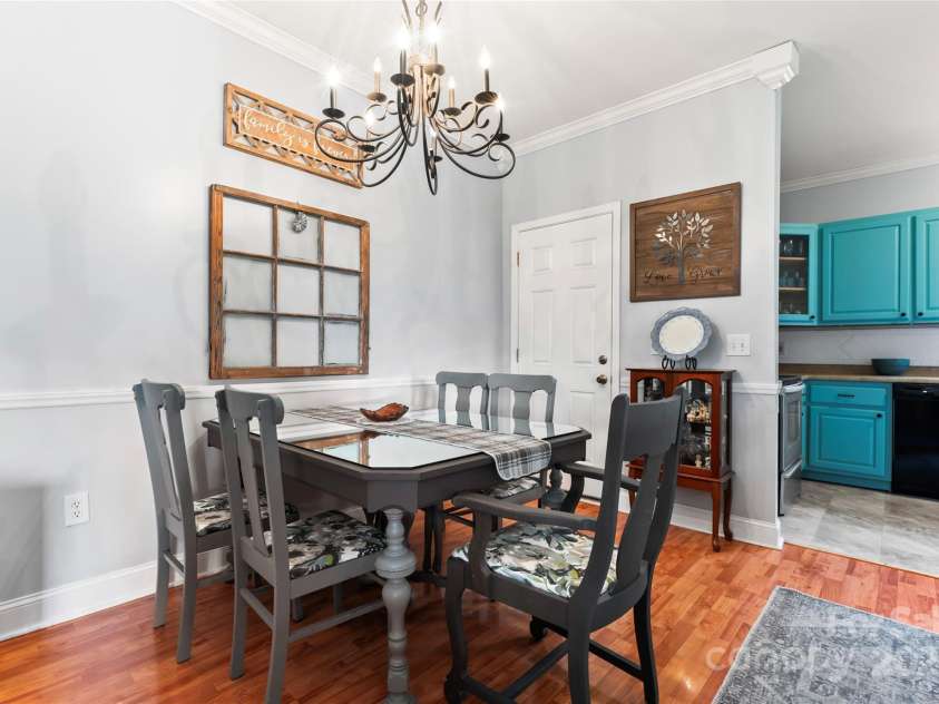 158 White Road, Wadesboro, NC 28170.  MLS# CAR4207343, YatesRealty ID 5401. Dining area