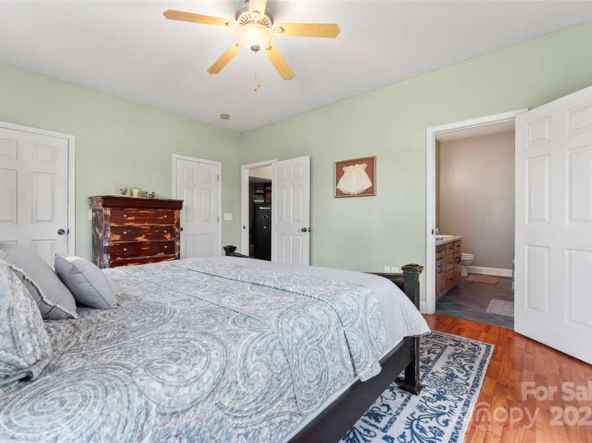 158 White Road, Wadesboro, NC 28170.  MLS# CAR4207343, YatesRealty ID 5401. Double closets in primary bedroom.