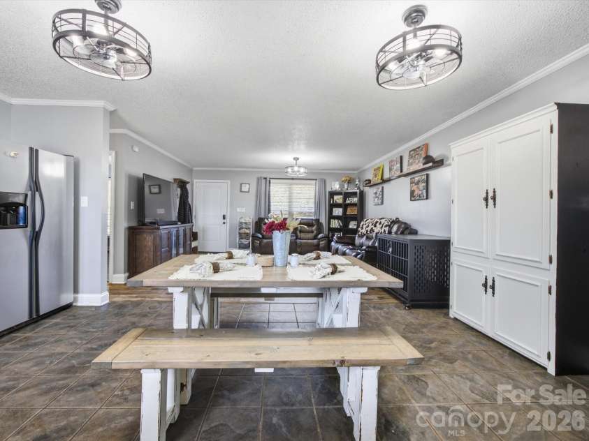 7580 Woodleaf Road, Woodleaf, NC 27054.  MLS# CAR4427833, YatesRealty ID 54012. Dining area