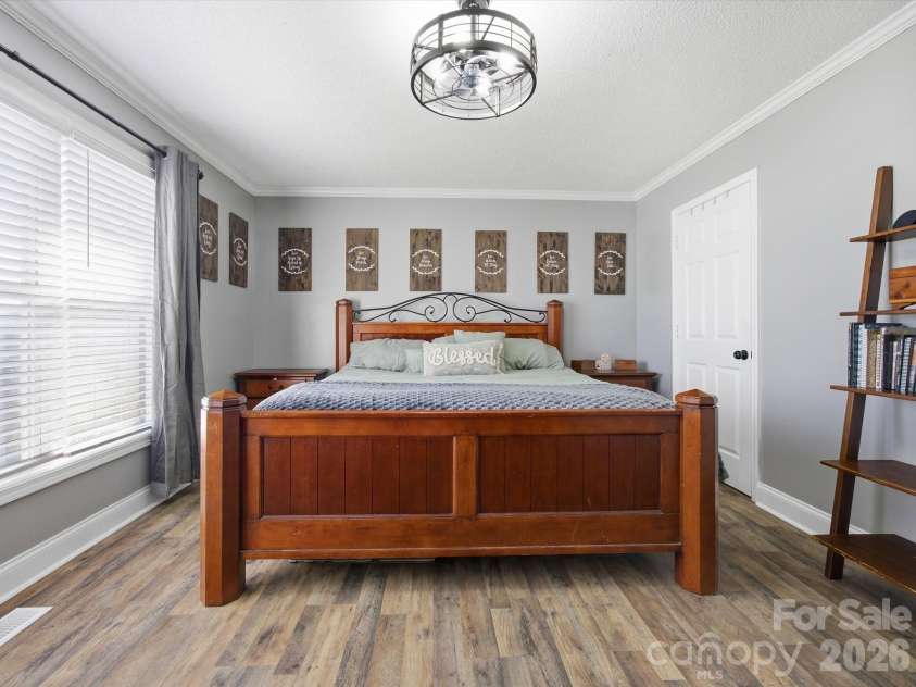 7580 Woodleaf Road, Woodleaf, NC 27054.  MLS# CAR4427833, YatesRealty ID 54012. Primary bedroom