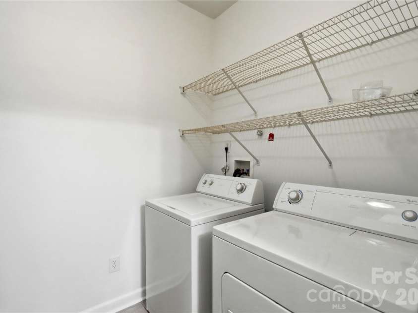 16406 Redstone Mountain Lane, Charlotte, NC 28277.  MLS# CAR4429830, YatesRealty ID 54019. Washer and dryer remain