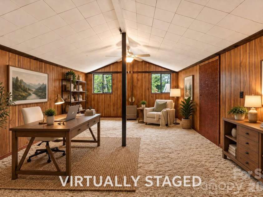22 Madrid Lane, Hendersonville, NC 28792.  MLS# CAR4426791, YatesRealty ID 54034. Virtually staged bonus room