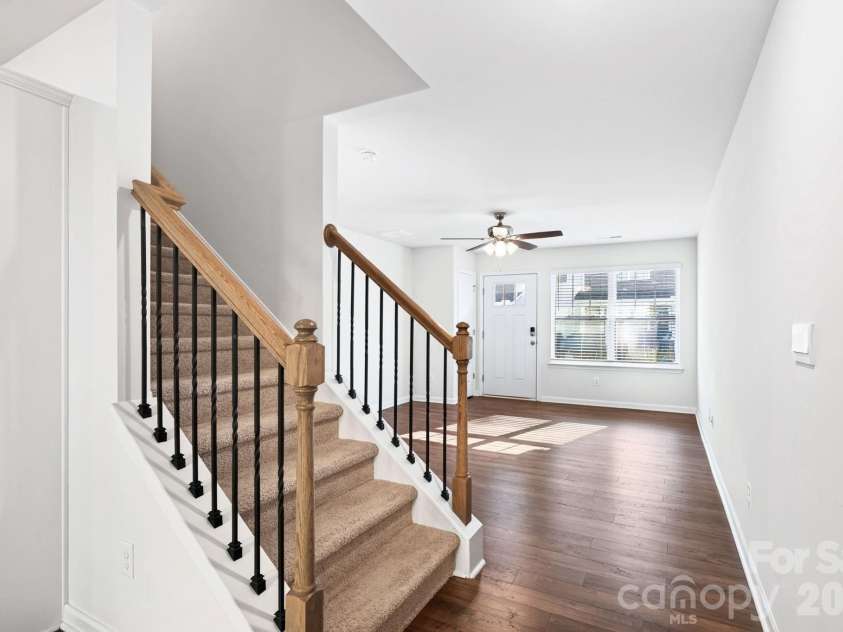 15 Virginia Commons Drive, Arden, NC 28704.  MLS# CAR4429383, YatesRealty ID 54035. Stairs to Upper Level