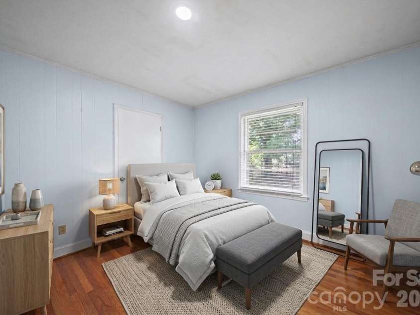 3029 Rosehill Drive, Charlotte, NC 28212.  MLS# CAR4417445, YatesRealty ID 54036. Bed Room 2 VIRTUAL Staging only