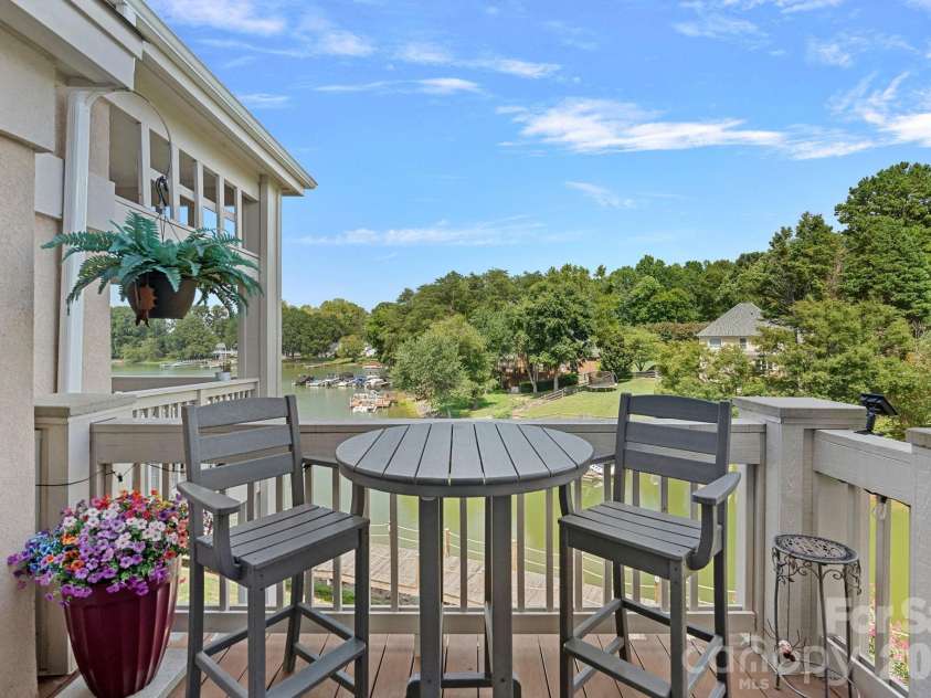 103 Pier 33 Drive, Mooresville, NC 28117.  MLS# CAR4403994, YatesRealty ID 54037. Outside Deck overlooking Lake Norman