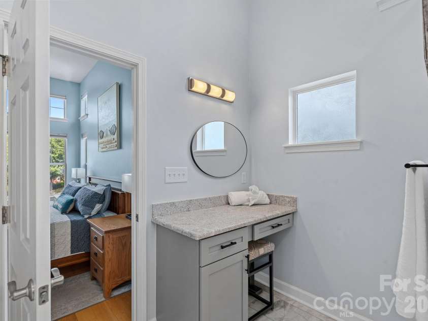 103 Pier 33 Drive, Mooresville, NC 28117.  MLS# CAR4403994, YatesRealty ID 54037. Second vanity area in Primary Bathroom