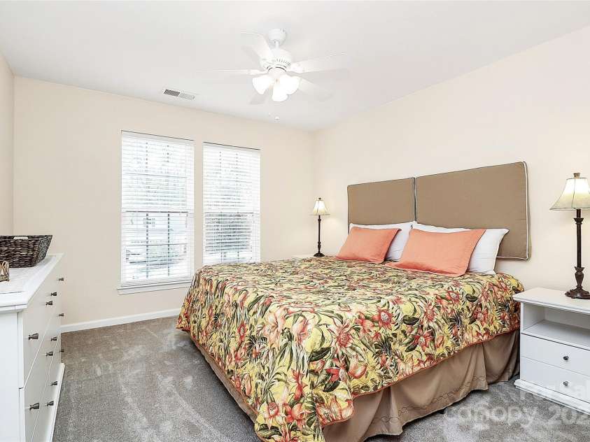 4086 Buckingham Drive, Fort Mill, SC 29707.  MLS# CAR4243764, YatesRealty ID 5404. 4th secondary bedroom on second floor with great natural light and a ceiling fan
