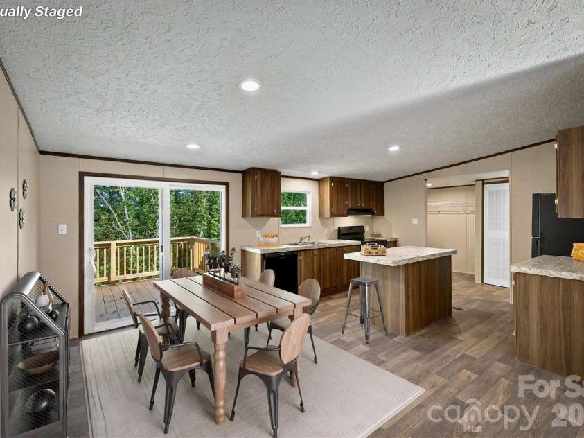 3065 Joshua Trail, Lenoir, NC 28645.  MLS# CAR4426454, YatesRealty ID 54048. Dining Area Virtually Staged