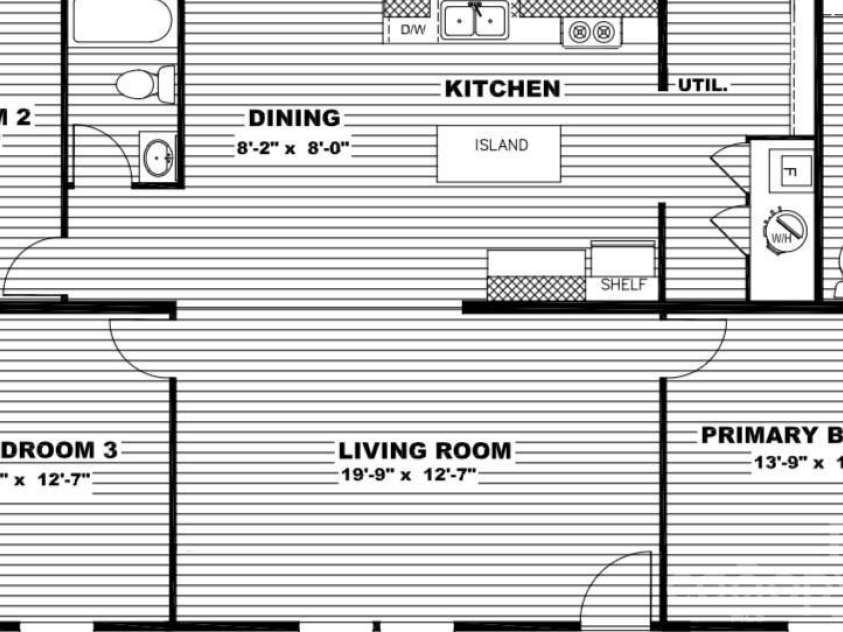 3065 Joshua Trail, Lenoir, NC 28645.  MLS# CAR4426454, YatesRealty ID 54048. Floor Plan