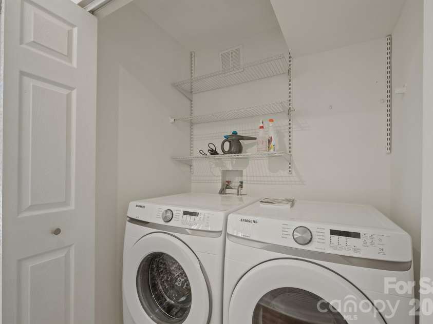 10111 Withers Road, Charlotte, NC 28278.  MLS# CAR4429841, YatesRealty ID 54055. Laundry with Washer/Dryer Included