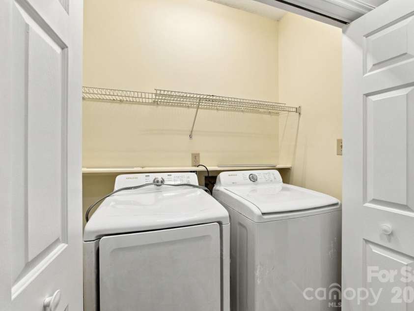 19838 Oak Leaf Circle, Cornelius, NC 28031.  MLS# CAR4429778, YatesRealty ID 54063. Laundry Closet