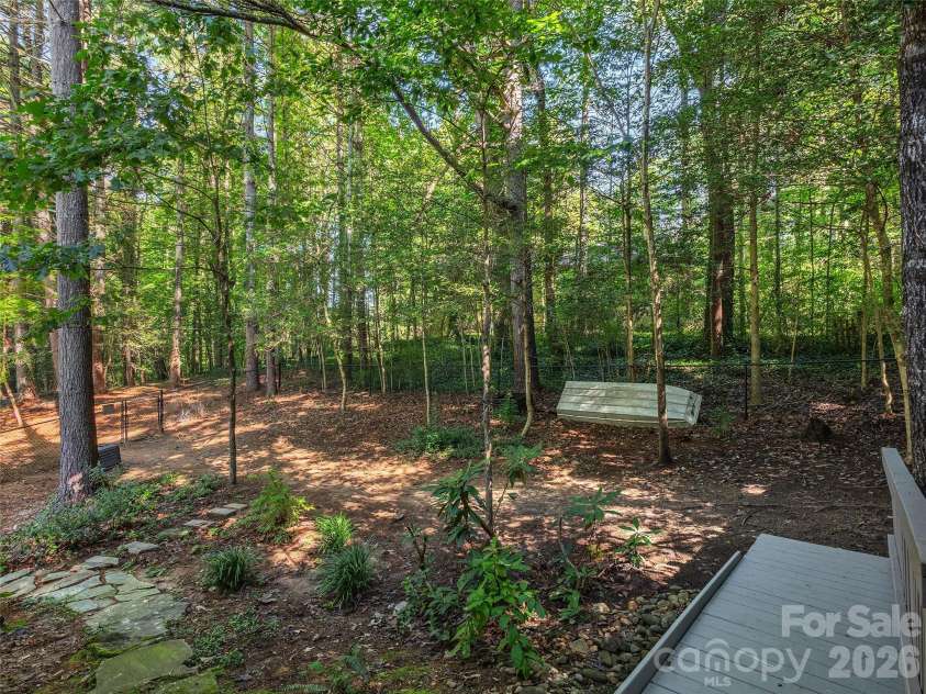 2509 Little River Road, Hendersonville, NC 28739.  MLS# CAR4429108, YatesRealty ID 54066. Back Yard