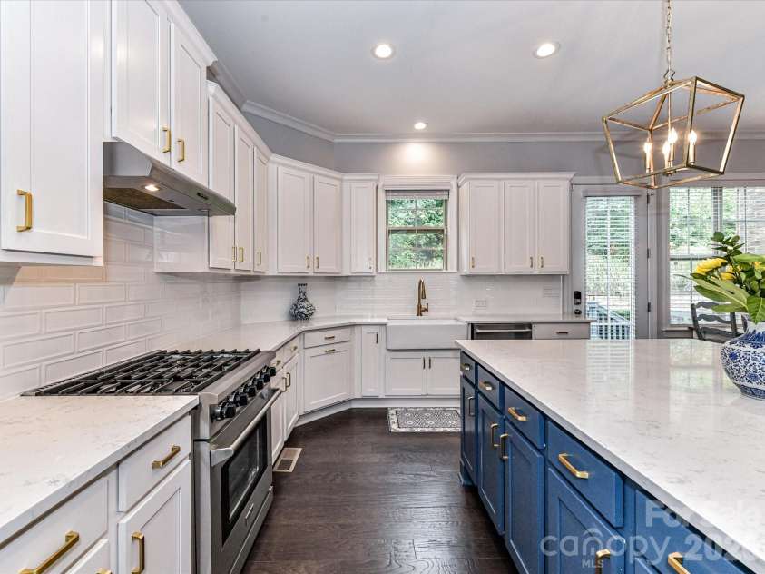16056 Reynolds Drive, Indian Land, SC 29707.  MLS# CAR4423520, YatesRealty ID 54082. Gas range & Wall Oven