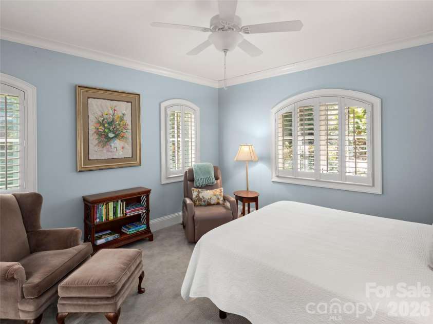 89 Emmas Grove Road, Fletcher, NC 28732.  MLS# CAR4430360, YatesRealty ID 54088. Primary Bedroom