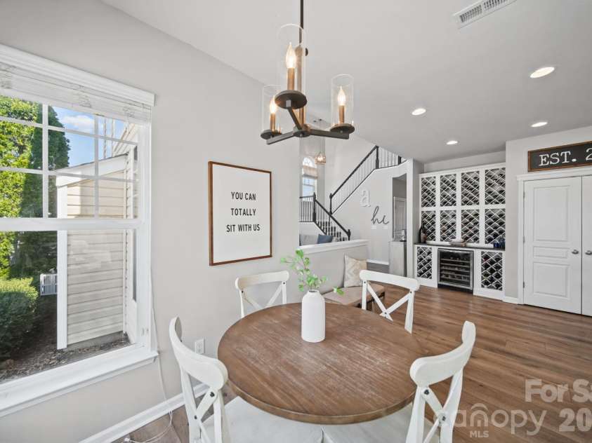 3604 Grovecreek Pond Drive, Concord, NC 28027.  MLS# CAR4428204, YatesRealty ID 54089. Eat in kitchen area