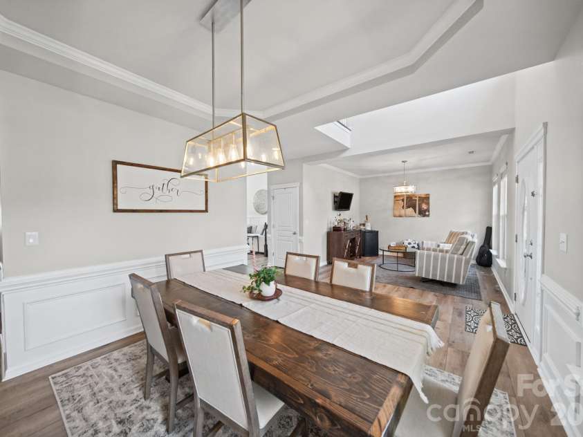 3604 Grovecreek Pond Drive, Concord, NC 28027.  MLS# CAR4428204, YatesRealty ID 54089. Formal Dinning