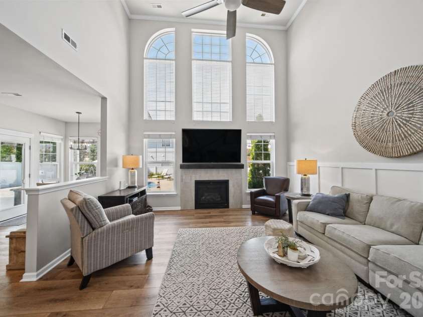 3604 Grovecreek Pond Drive, Concord, NC 28027.  MLS# CAR4428204, YatesRealty ID 54089. Great room