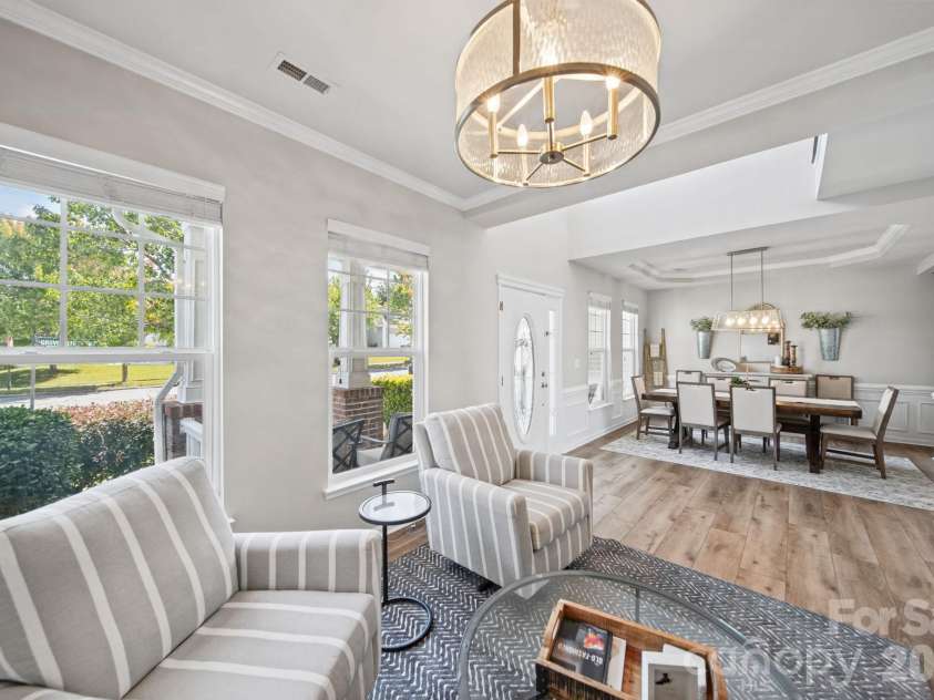 3604 Grovecreek Pond Drive, Concord, NC 28027.  MLS# CAR4428204, YatesRealty ID 54089. View from front living space