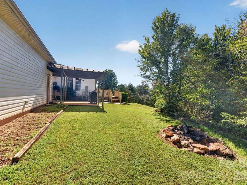 6041 Kaylas Ridge Road, Connelly Springs, NC 28612.  MLS# CAR4429448, YatesRealty ID 54091. RV outlet accessible next to HVAC unit