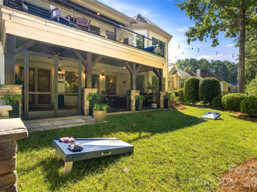 2227 Metcalf Drive, Sherrills Ford, NC 28673.  MLS# CAR4427696, YatesRealty ID 54092. Grass in back ready for yard games