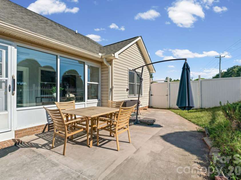 302 Hidden Creek Circle, Salisbury, NC 28147.  MLS# CAR4429824, YatesRealty ID 54105. Patio