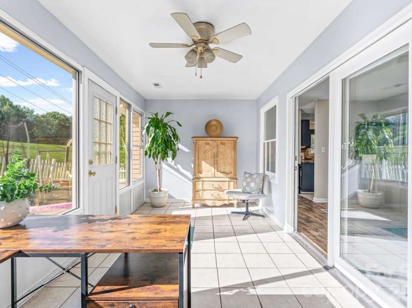 302 Hidden Creek Circle, Salisbury, NC 28147.  MLS# CAR4429824, YatesRealty ID 54105. Sunroom