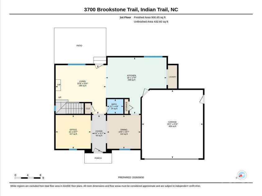 3700 Brookstone Trail, Indian Trail, NC 28079.  MLS# CAR4429220, YatesRealty ID 54123. 
