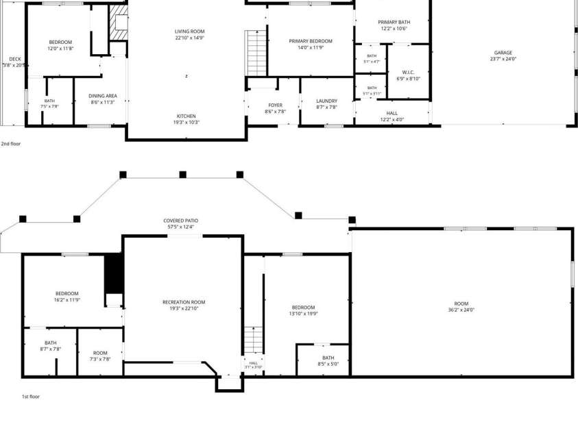 465 Leatherwood Road, Maggie Valley, NC 28751.  MLS# CAR4430446, YatesRealty ID 54136. Open, sprawling floorplan