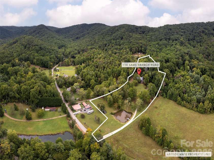 116 Sams Branch Road, Candler, NC 28715.  MLS# CAR4430077, YatesRealty ID 54177. 
