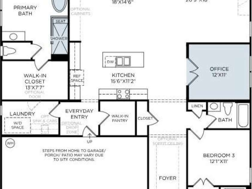 4111 Pinekirk Road, Charlotte, NC 28269.  MLS# CAR4430611, YatesRealty ID 54202. Floorplan
