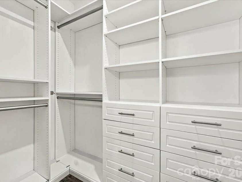 24550 Blue Heron Circle, Lancaster, SC 29720.  MLS# CAR4428673, YatesRealty ID 54208. Primary closet with built ins