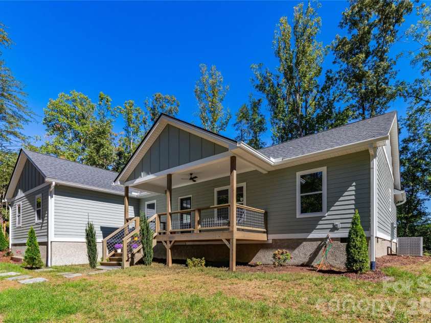 64 Cherry Cove Way, Old Fort, NC 28762.  MLS# CAR4427968, YatesRealty ID 54227. Front of Home