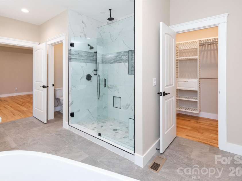 64 Cherry Cove Way, Old Fort, NC 28762.  MLS# CAR4427968, YatesRealty ID 54227. Primary Shower