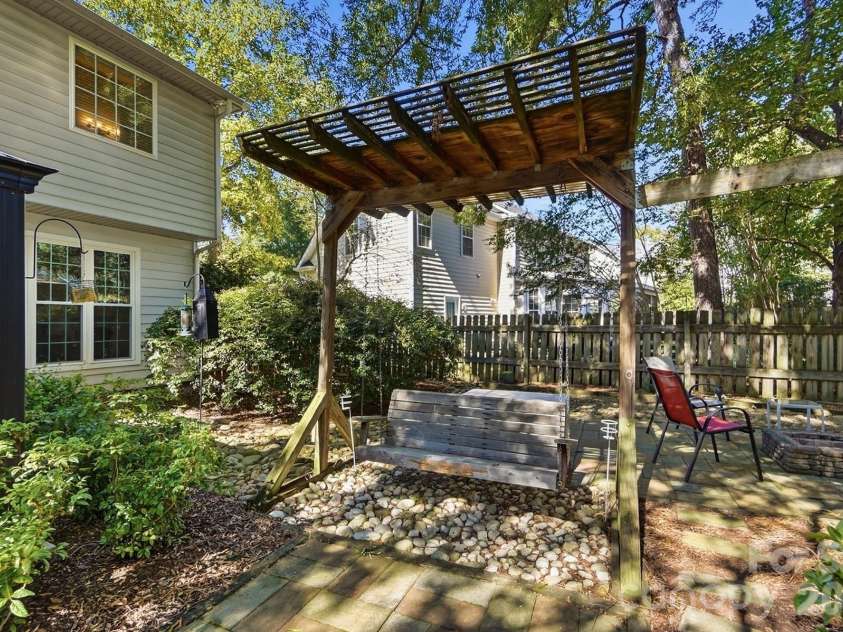 3820 Alden Street, Indian Trail, NC 28079.  MLS# CAR4427383, YatesRealty ID 54231. Back Yard