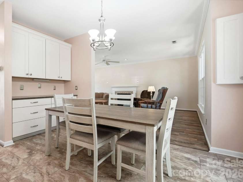 3820 Alden Street, Indian Trail, NC 28079.  MLS# CAR4427383, YatesRealty ID 54231. Dining Area