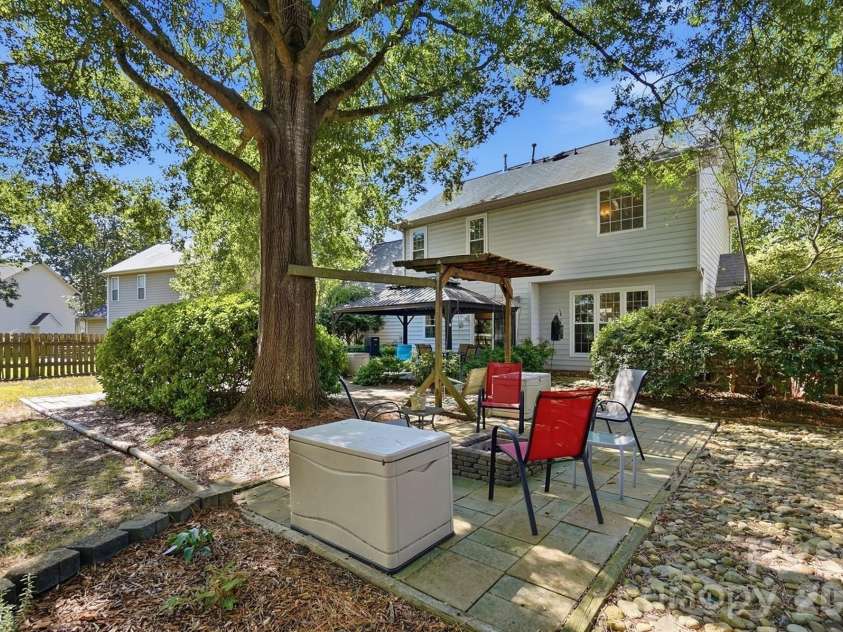 3820 Alden Street, Indian Trail, NC 28079.  MLS# CAR4427383, YatesRealty ID 54231. Extra Patio Space