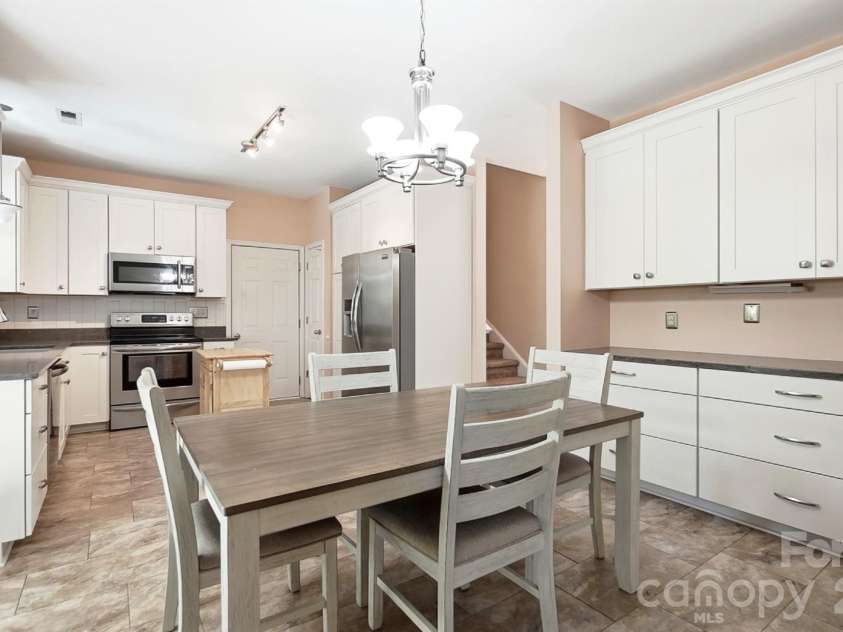 3820 Alden Street, Indian Trail, NC 28079.  MLS# CAR4427383, YatesRealty ID 54231. Ktichen & Dining Area