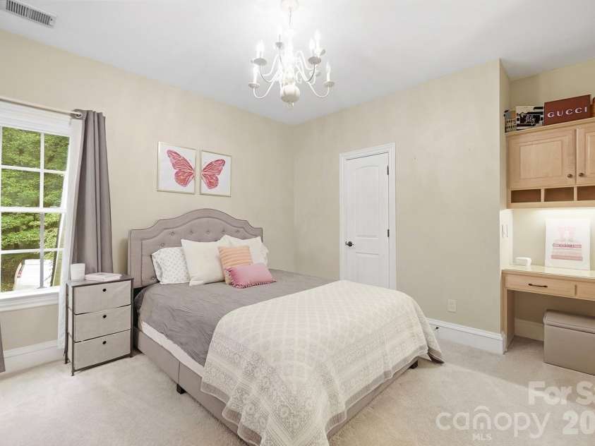2930 Sweetgrass Lane, Monroe, NC 28112.  MLS# CAR4418923, YatesRealty ID 54232. 3rd Bedroom with Built-in Desk
