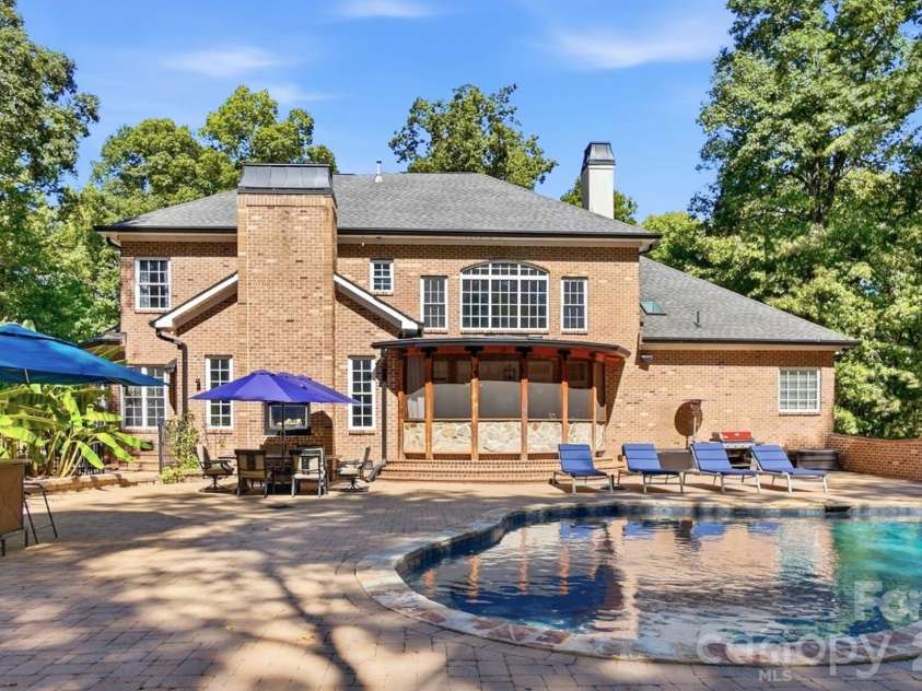 2930 Sweetgrass Lane, Monroe, NC 28112.  MLS# CAR4418923, YatesRealty ID 54232. Backyard Oasis