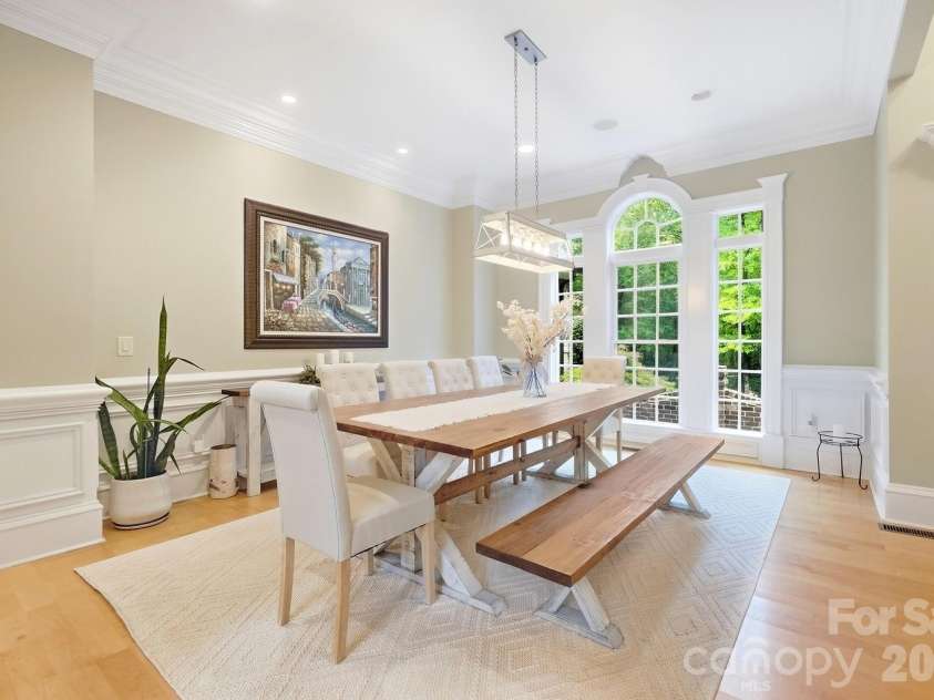 2930 Sweetgrass Lane, Monroe, NC 28112.  MLS# CAR4418923, YatesRealty ID 54232. Elegant Dining Room