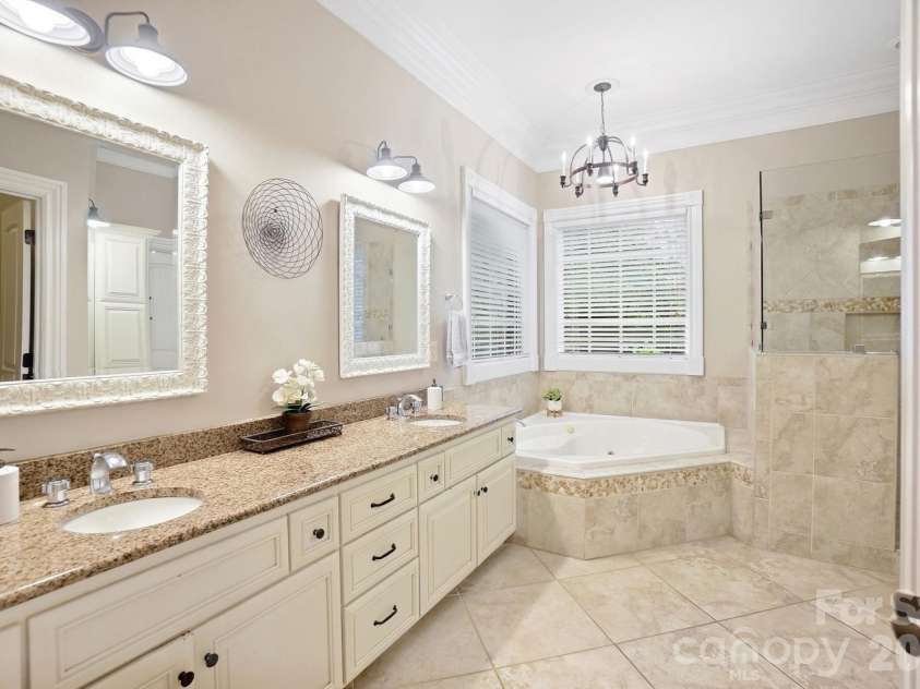 2930 Sweetgrass Lane, Monroe, NC 28112.  MLS# CAR4418923, YatesRealty ID 54232. Primary Bathroom Suite