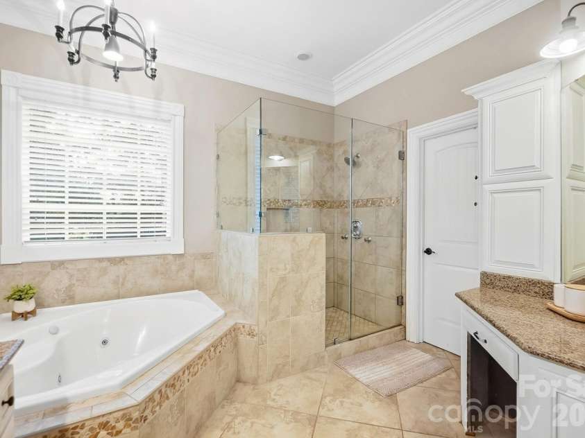 2930 Sweetgrass Lane, Monroe, NC 28112.  MLS# CAR4418923, YatesRealty ID 54232. Primary Bathroom Suite