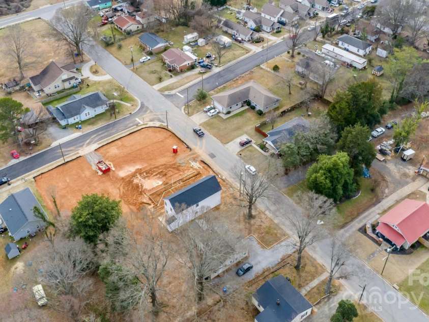 164 Sycamore Street, Mooresville, NC 28115.  MLS# CAR4231421, YatesRealty ID 5424. Aerial View