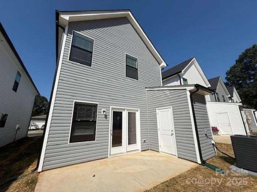 164 Sycamore Street, Mooresville, NC 28115.  MLS# CAR4231421, YatesRealty ID 5424. Rear View
