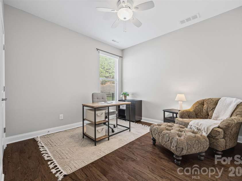 17015 Challory Glen Way, Charlotte, NC 28278.  MLS# CAR4429869, YatesRealty ID 54266. Bedroom 2, shown as office.