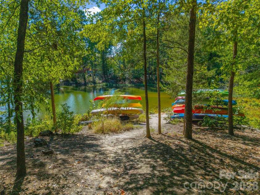 17015 Challory Glen Way, Charlotte, NC 28278.  MLS# CAR4429869, YatesRealty ID 54266. Canoe kayak launch site