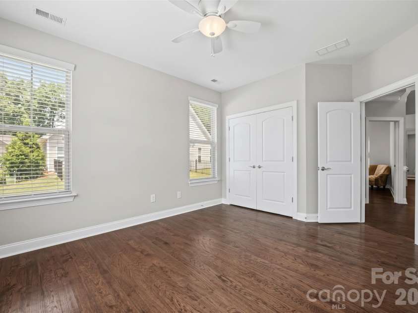 17015 Challory Glen Way, Charlotte, NC 28278.  MLS# CAR4429869, YatesRealty ID 54266. Front bedroom