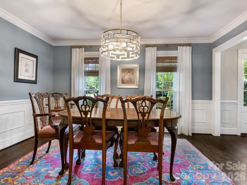 2007 Fromby Court, Charlotte, NC 28211.  MLS# CAR4429673, YatesRealty ID 54273. Dining Room